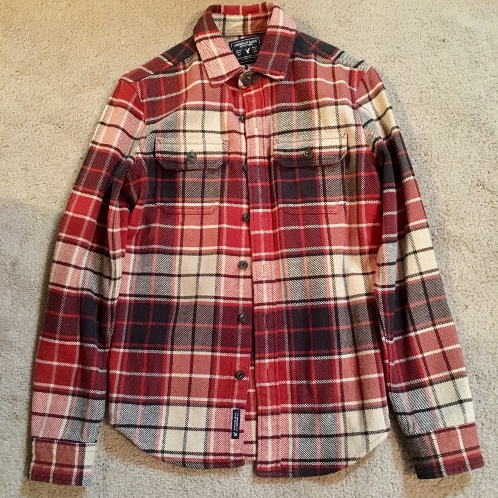 American Eagle Plaid Shirt/Jacket